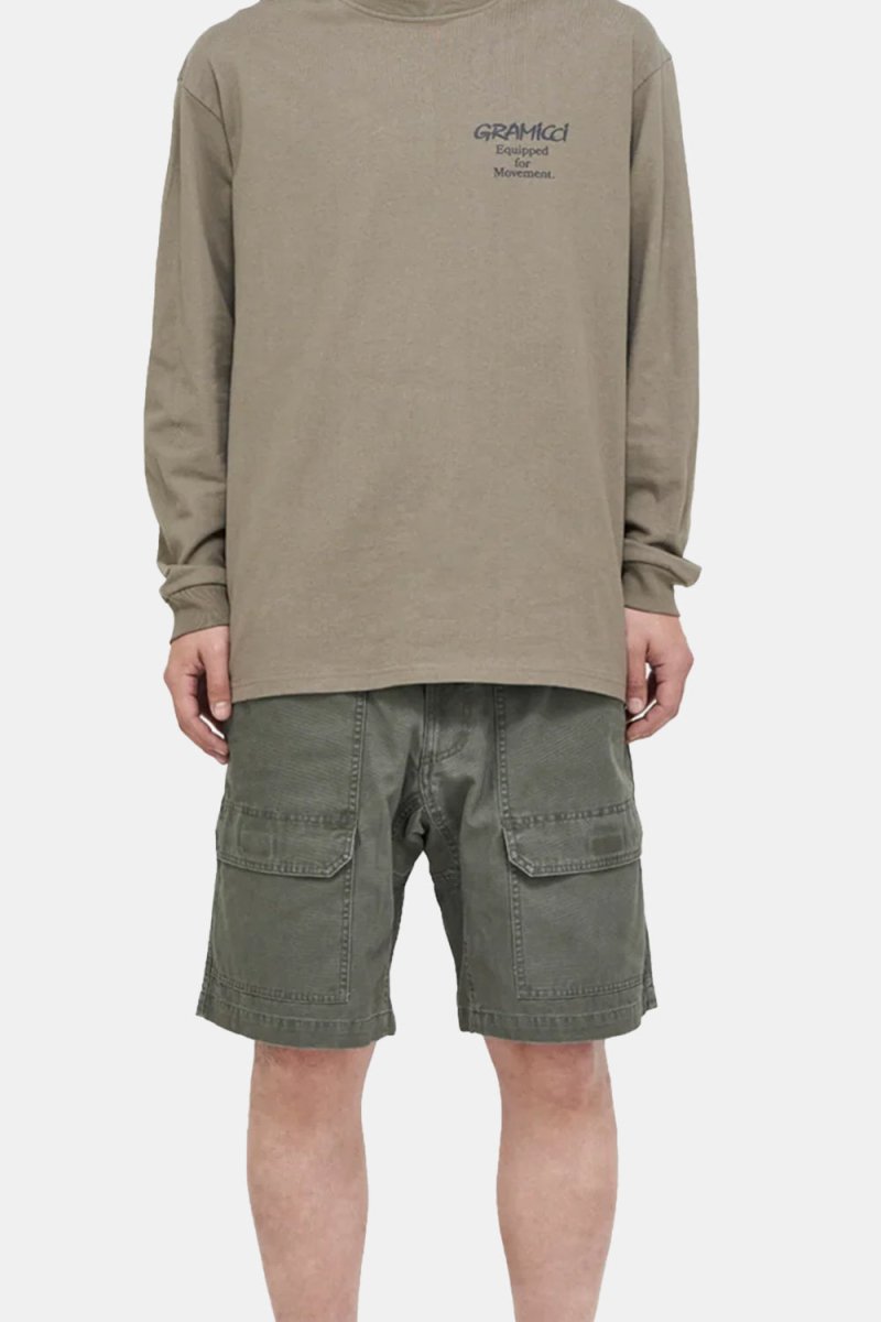 Gramicci Canvas EQT Shorts (Dusted Slate) | Shorts