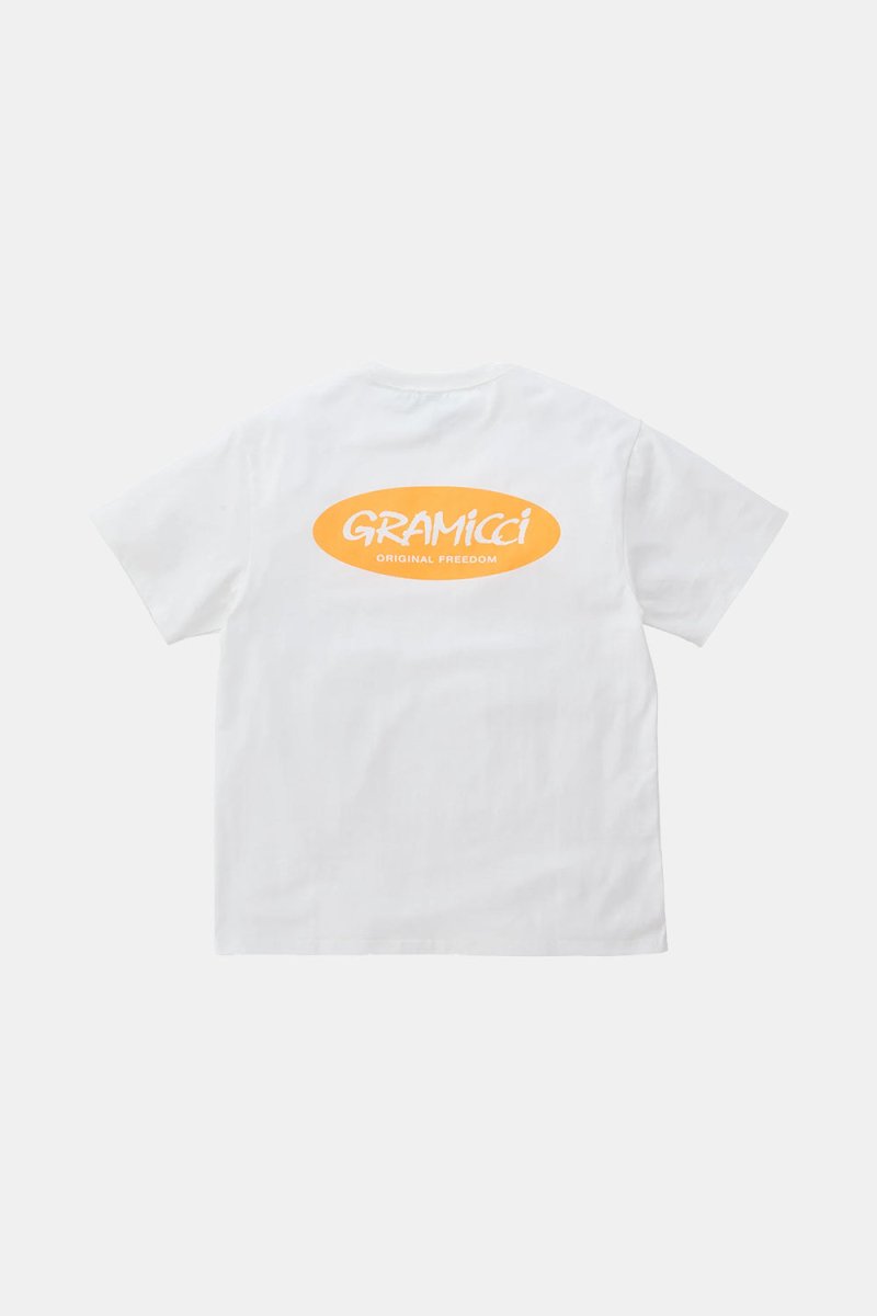 Gramicci Freedom Oval T-Shirt (White) | T-Shirts