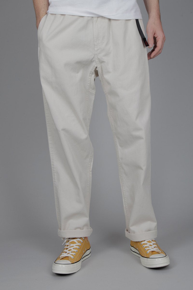 Gramicci G Pants Double-ringspun Organic Cotton Twill (Greige) | Trousers