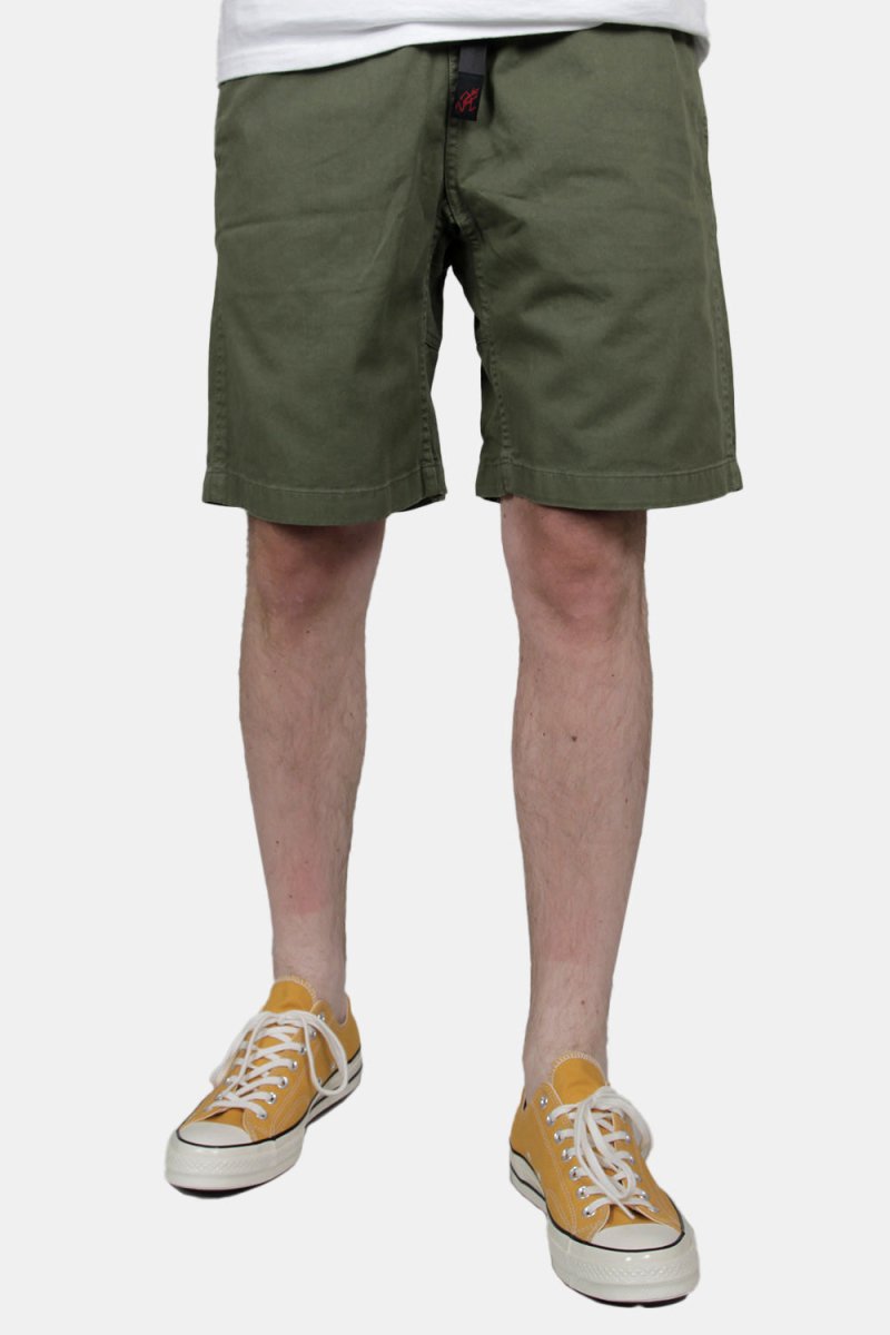 Gramicci G-Shorts Double-ringspun Organic Cotton Twill (Olive) | Shorts