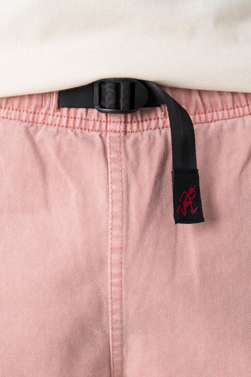Gramicci G-Shorts Pigment Dye Cotton Twill (Coral) | Shorts