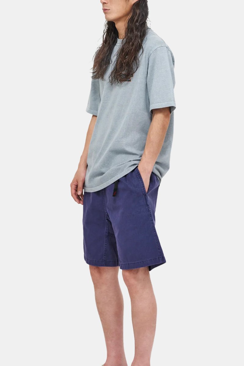 Gramicci G-Shorts Pigment Dye Cotton Twill (Grey Purple) | Shorts