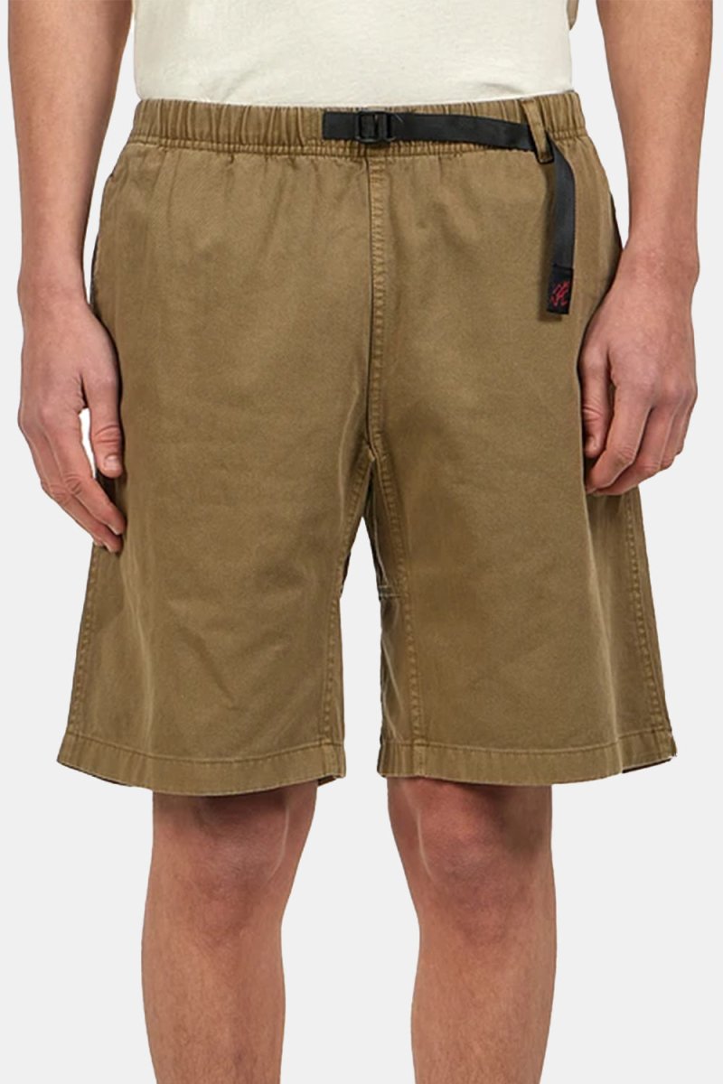 Gramicci G-Shorts Pigment Dye Cotton Twill (Moss) | Shorts