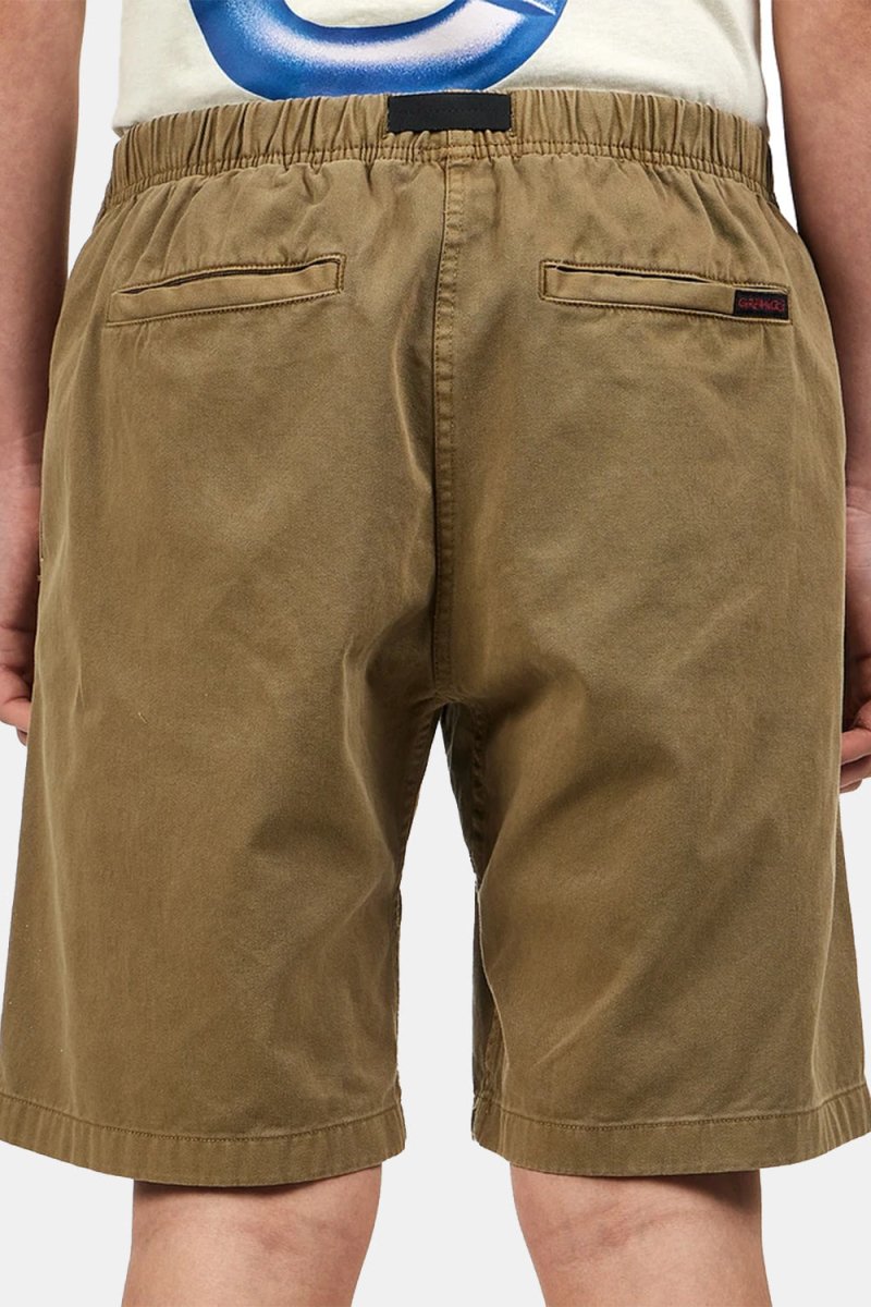 Gramicci G-Shorts Pigment Dye Cotton Twill (Moss) | Shorts