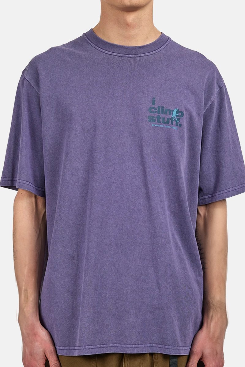 Gramicci I Climb Stuff T-Shirt (Purple Pigment) | T-Shirts