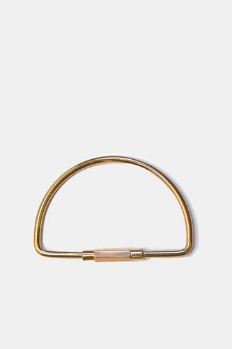 Half Dozen 'D' Keyring (Brass) | keyring