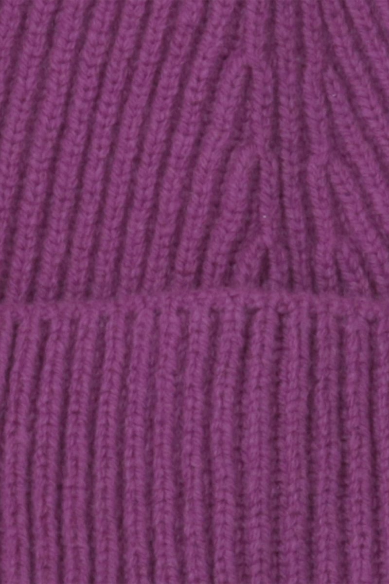 Half Dozen Pure Cashmere Fisherman Beanie (Holy Hock) | Hats