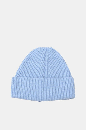 Half Dozen Pure Cashmere Fisherman Beanie (Ice Blue) | Hats