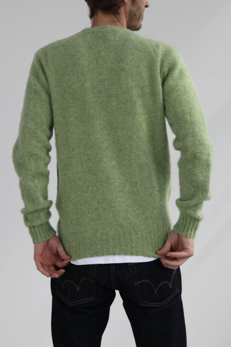 Half Dozen Shaggy Double-Brushed Crew (Spring Meadow) | Knitwear