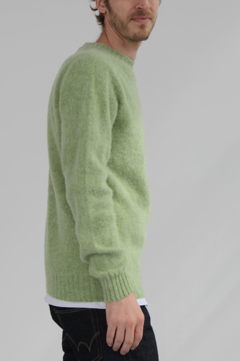 Half Dozen Shaggy Double-Brushed Crew (Spring Meadow) | Knitwear