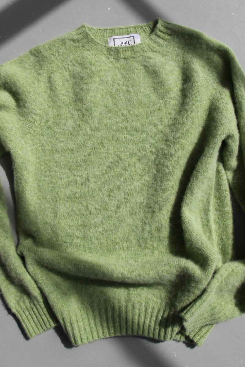Half Dozen Shaggy Double-Brushed Crew (Spring Meadow) | Knitwear