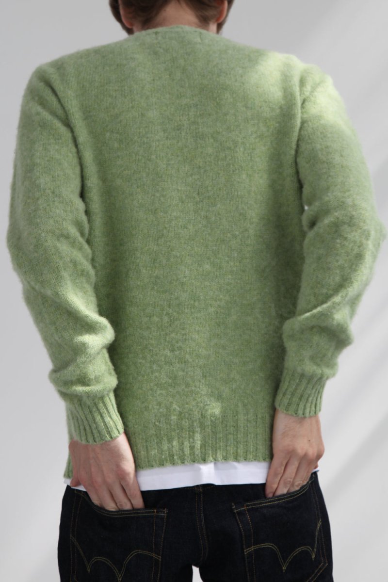 Half Dozen Shaggy Double-Brushed Crew (Spring Meadow) | Knitwear
