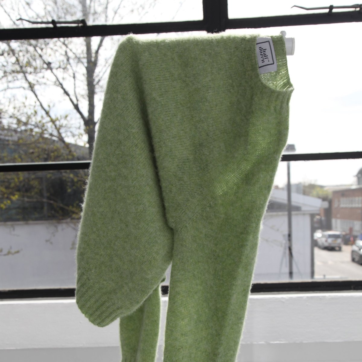 Half Dozen Shaggy Double-Brushed Crew (Spring Meadow) | Knitwear