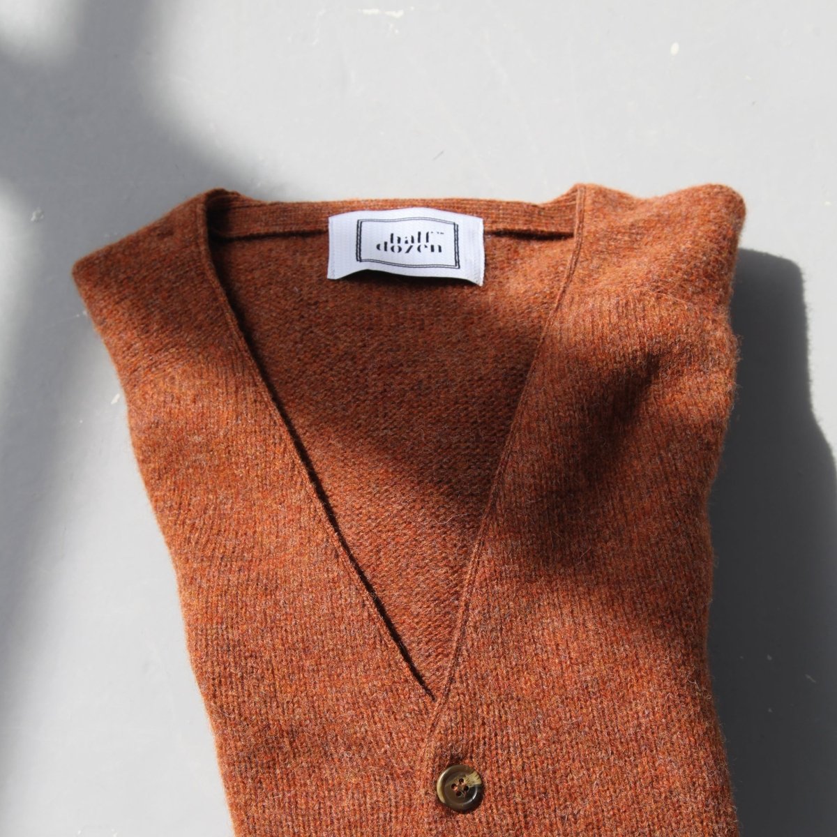 Half Dozen Unbrushed Supersoft Cardigan (Sienna) | Knitwear