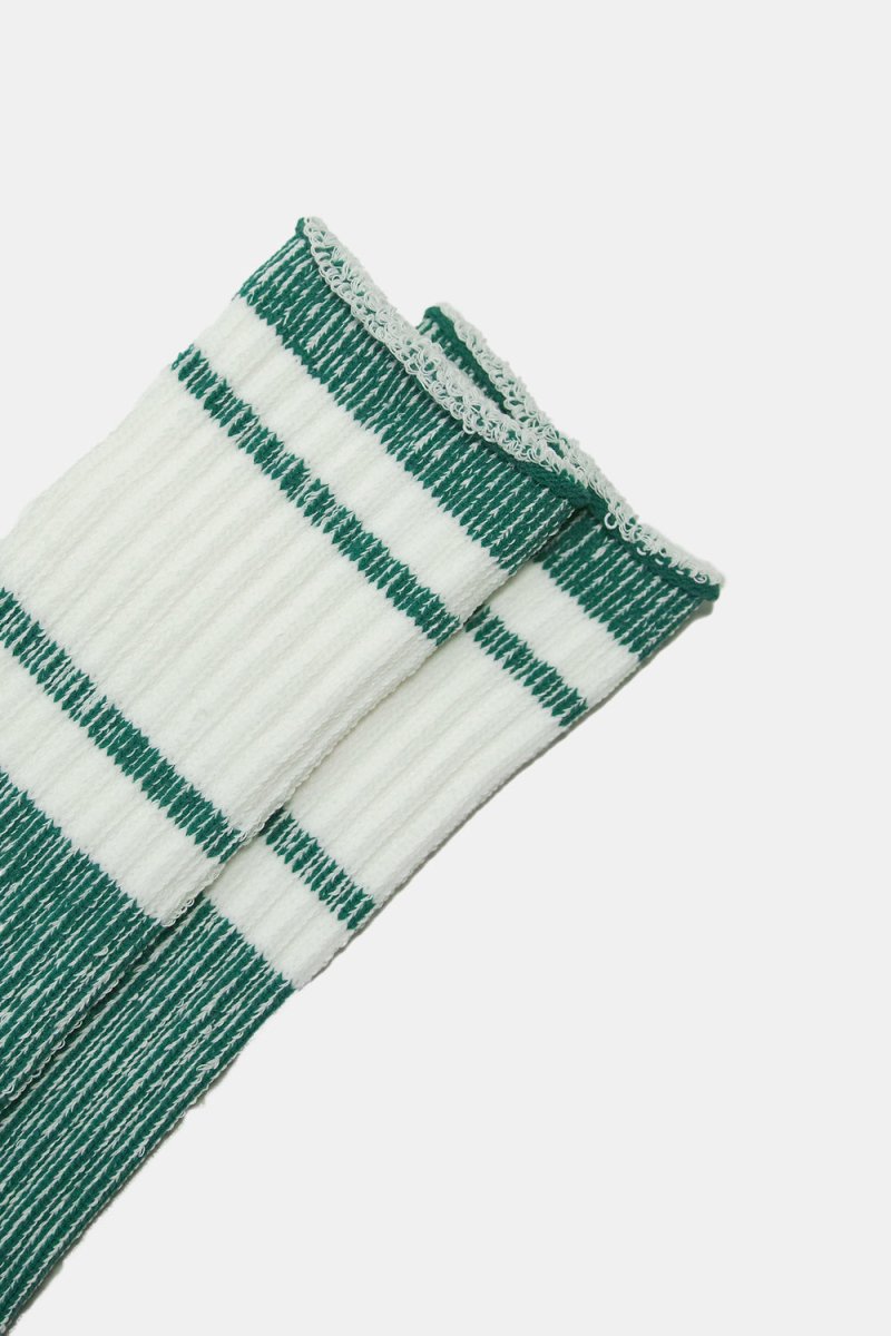 Kinari Skater Plating Crew Socks (Moss Green) | Socks