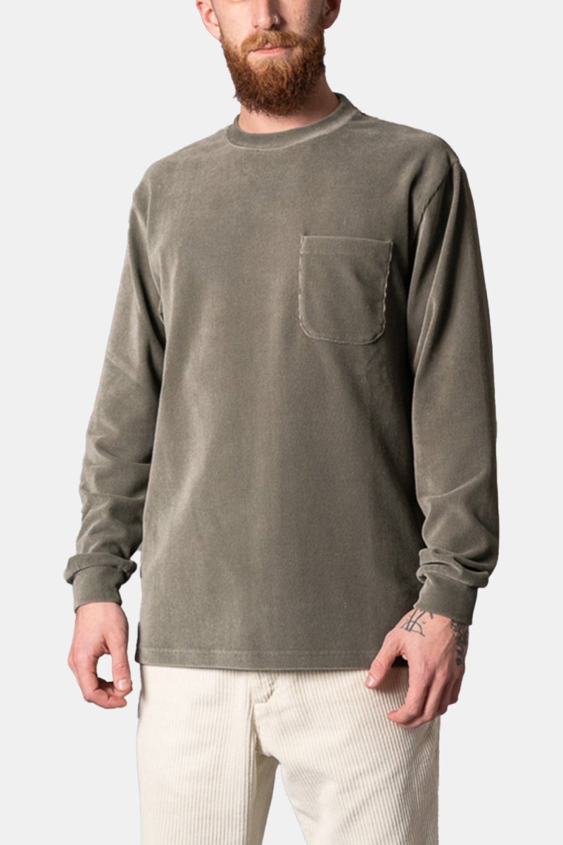 La Paz Duarte L/S T-Shirt (Ribbed Military Green) | T-Shirts