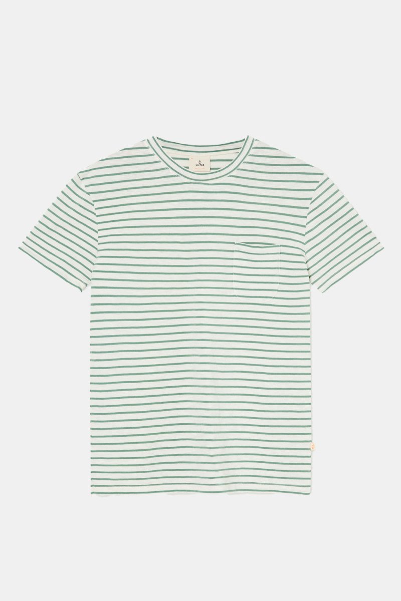 La Paz Guerreiro T-Shirt (Green Spray Stripes) | T-Shirts
