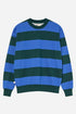 La Paz Paiva Striped Sweatshirt (Dark Green/Yves Blue) | Sweaters