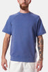 La Paz Paulino Short Sleeve Sweatshirt (Blue) | Sweaters
