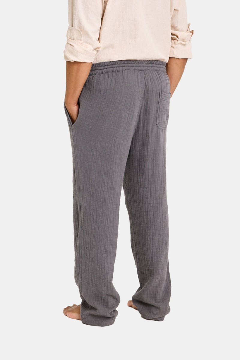 La Paz Ponte Relaxed Joggers (Smoked Pearl Linen) | Trousers