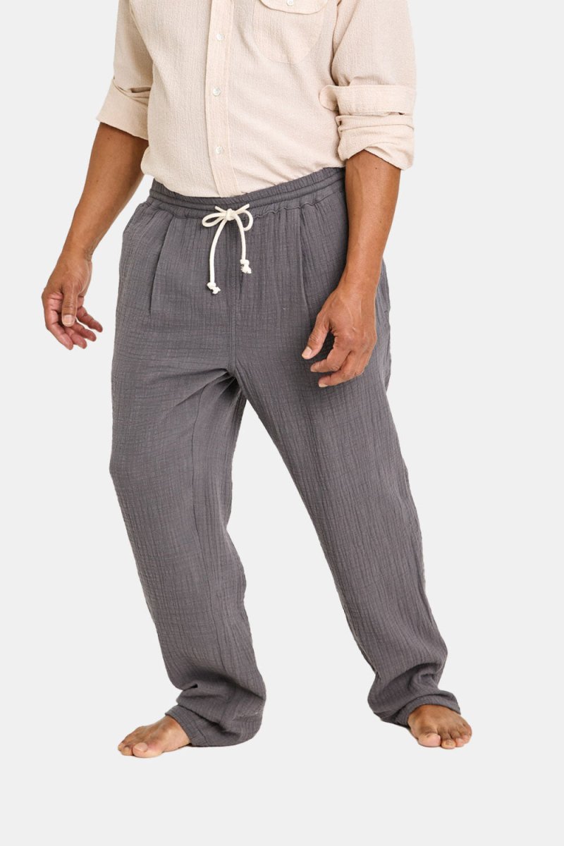 La Paz Ponte Relaxed Joggers (Smoked Pearl Linen) | Trousers