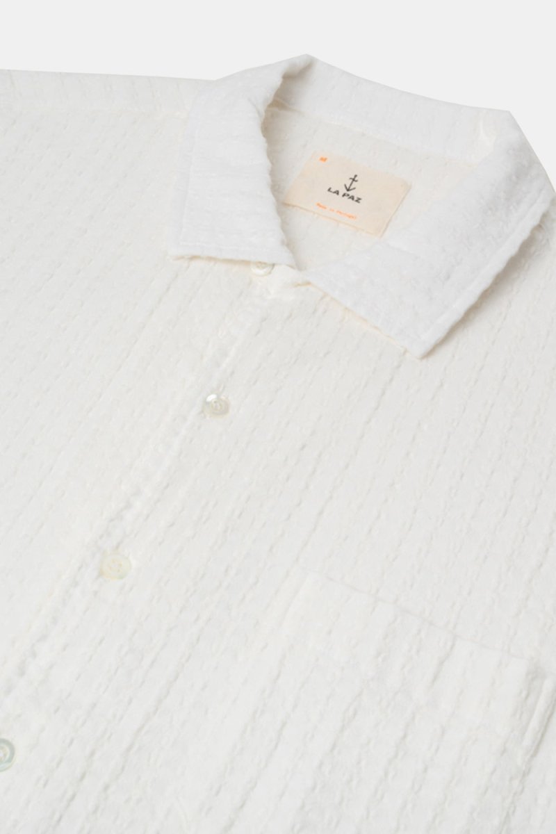 La Paz Silveira Panama Shirt (Textured Ecru) | Shirts