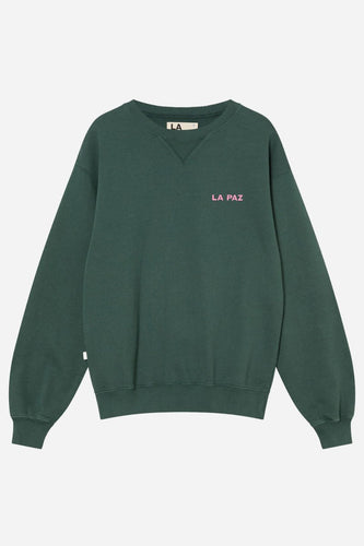 La Paz Xavier Square Sweatshirt (Dark Green) | Sweaters