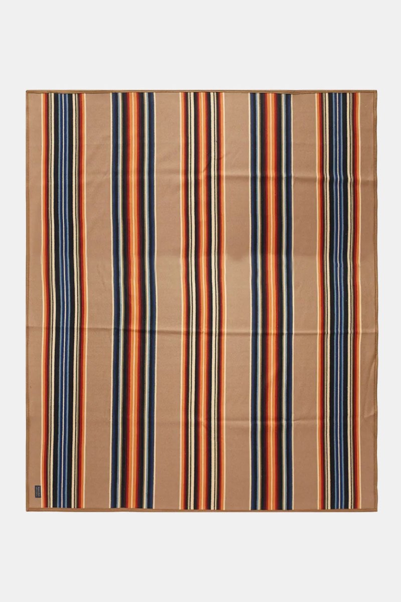 Pendleton Jacquard Serape Blanket (Grey Horse Khaki) | Homeware