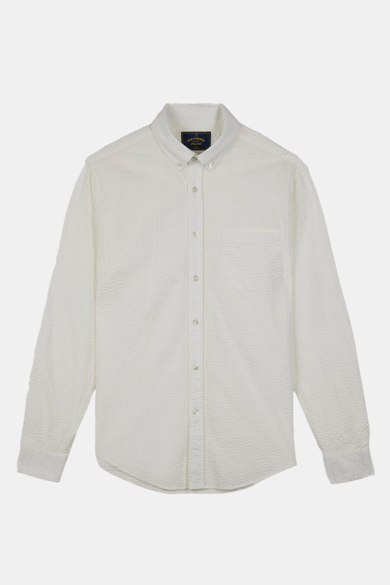 Portuguese Flannel Atlantico Shirt (White) | Shirts