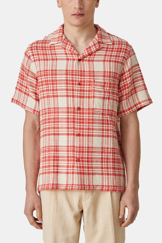 Portuguese Flannel Garden Plaid Shirt (Red) | Shirts