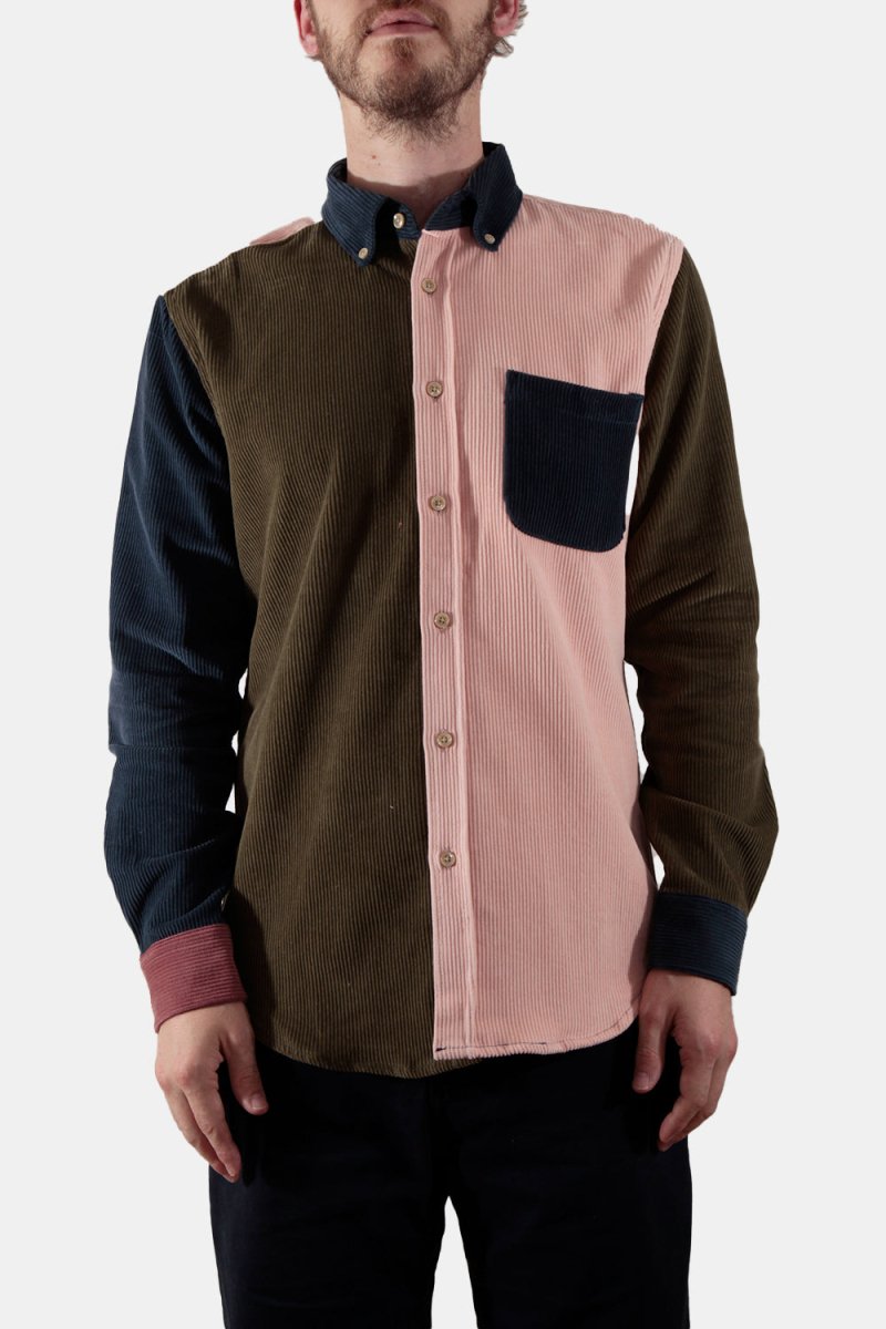 Portuguese Flannel Lobo Patchwork Cotton-Cord Shirt (Multi) | Shirts
