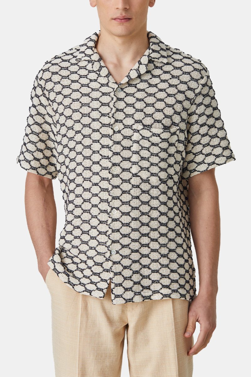 Portuguese Flannel Net Shirt (Black) | Shirts