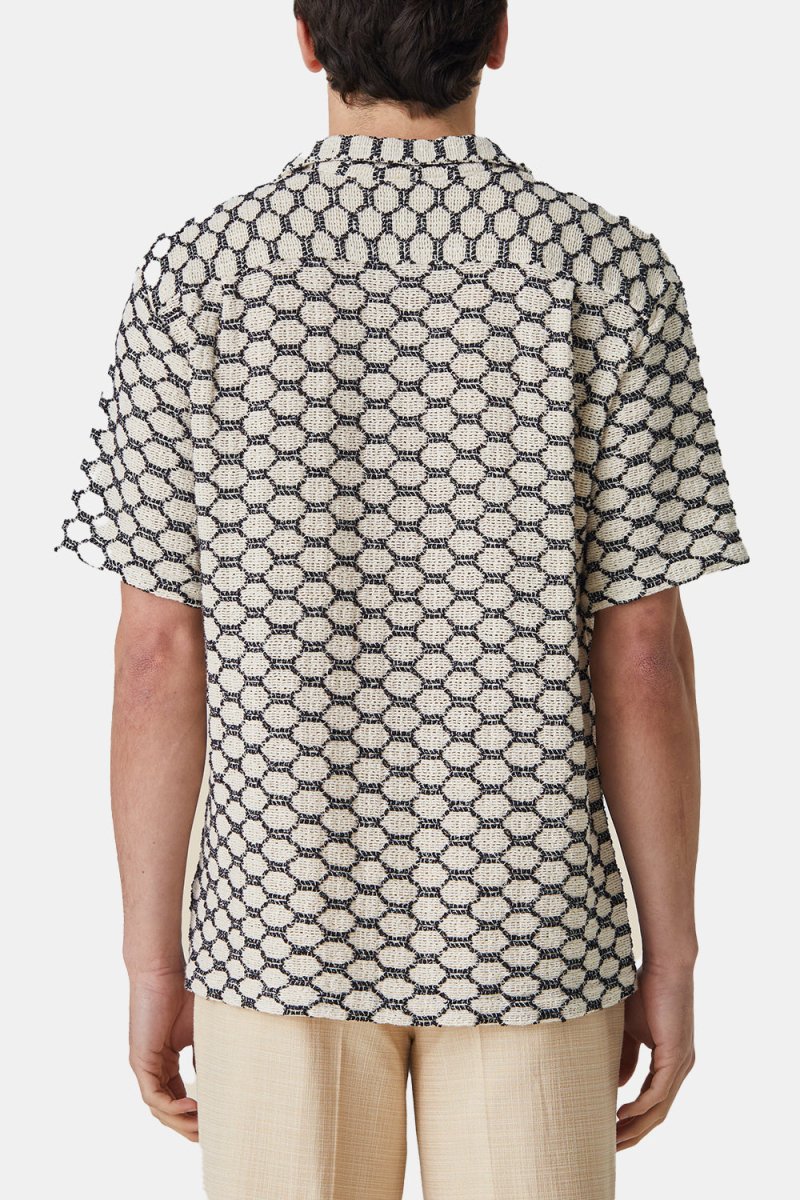 Portuguese Flannel Net Shirt (Black) | Shirts