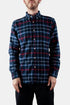 Portuguese Flannel Pop Up ESP Check Shirt (Blue / White / Red) | Shirts