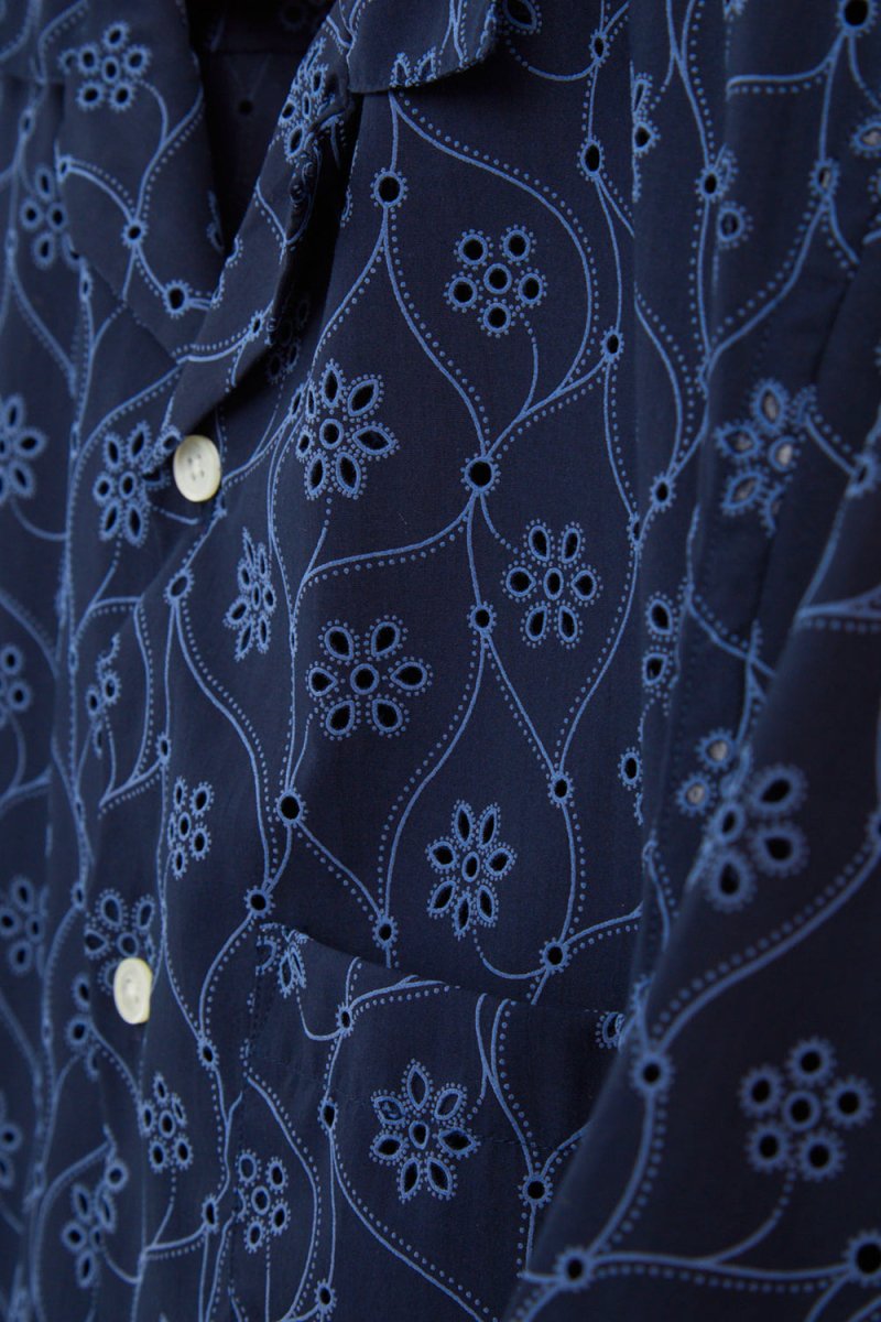 Portuguese Flannel Rendi Shirt (Blue/Navy) | Shirts