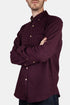 Portuguese Flannel Teca Shirt (Bordeaux Dark Red) | Shirts