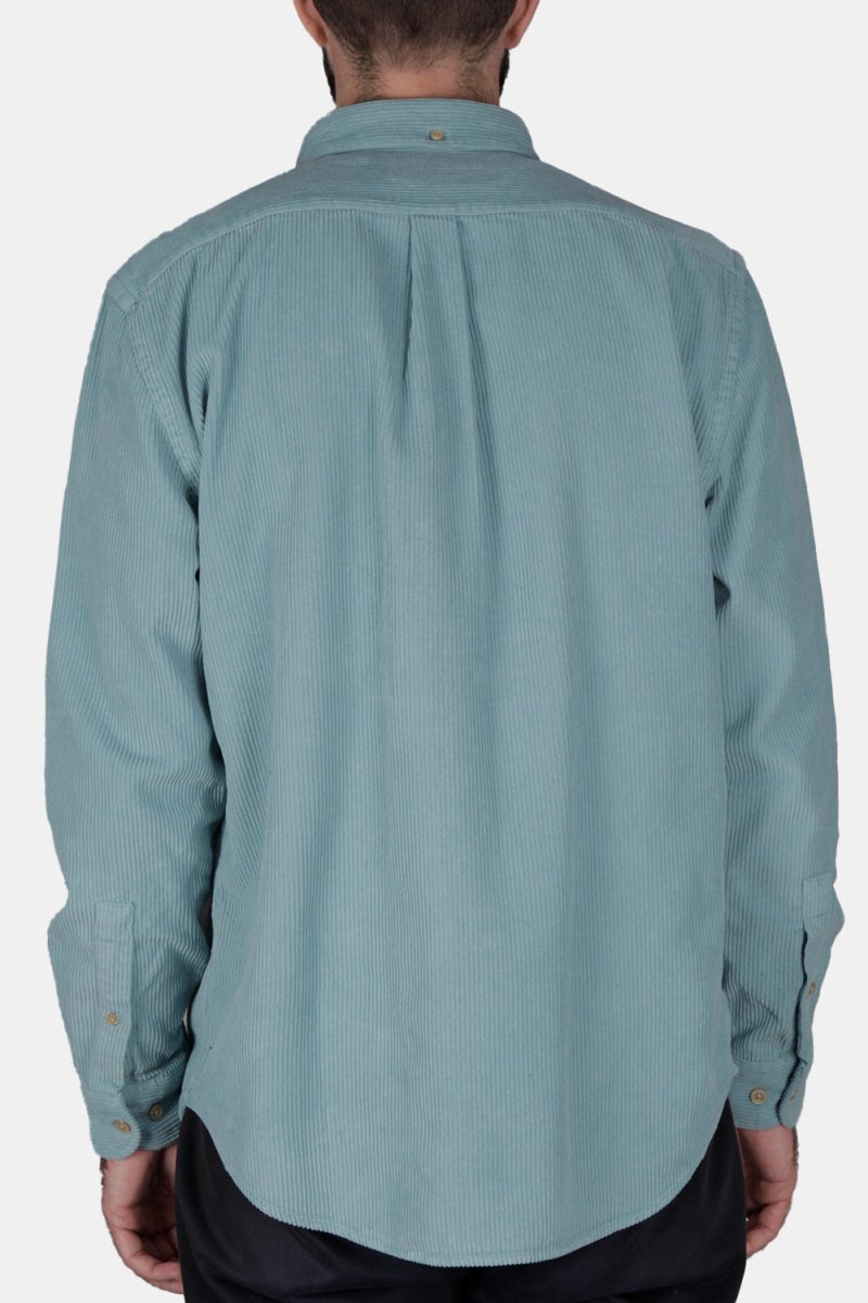 Portuguese Flannel Thick Lobo Cotton-Corduroy Shirt (Turquoise) | Shirts