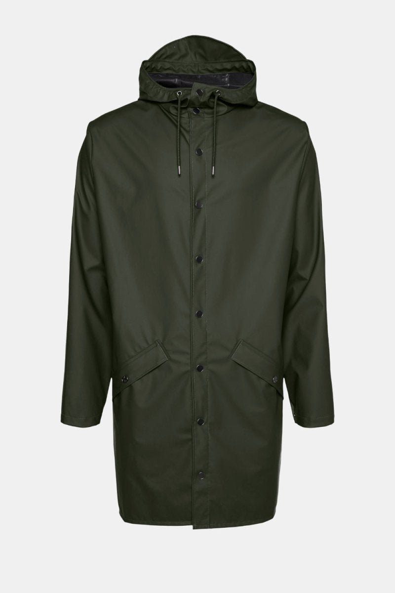 Rains Long Jacket (Green) | Jackets