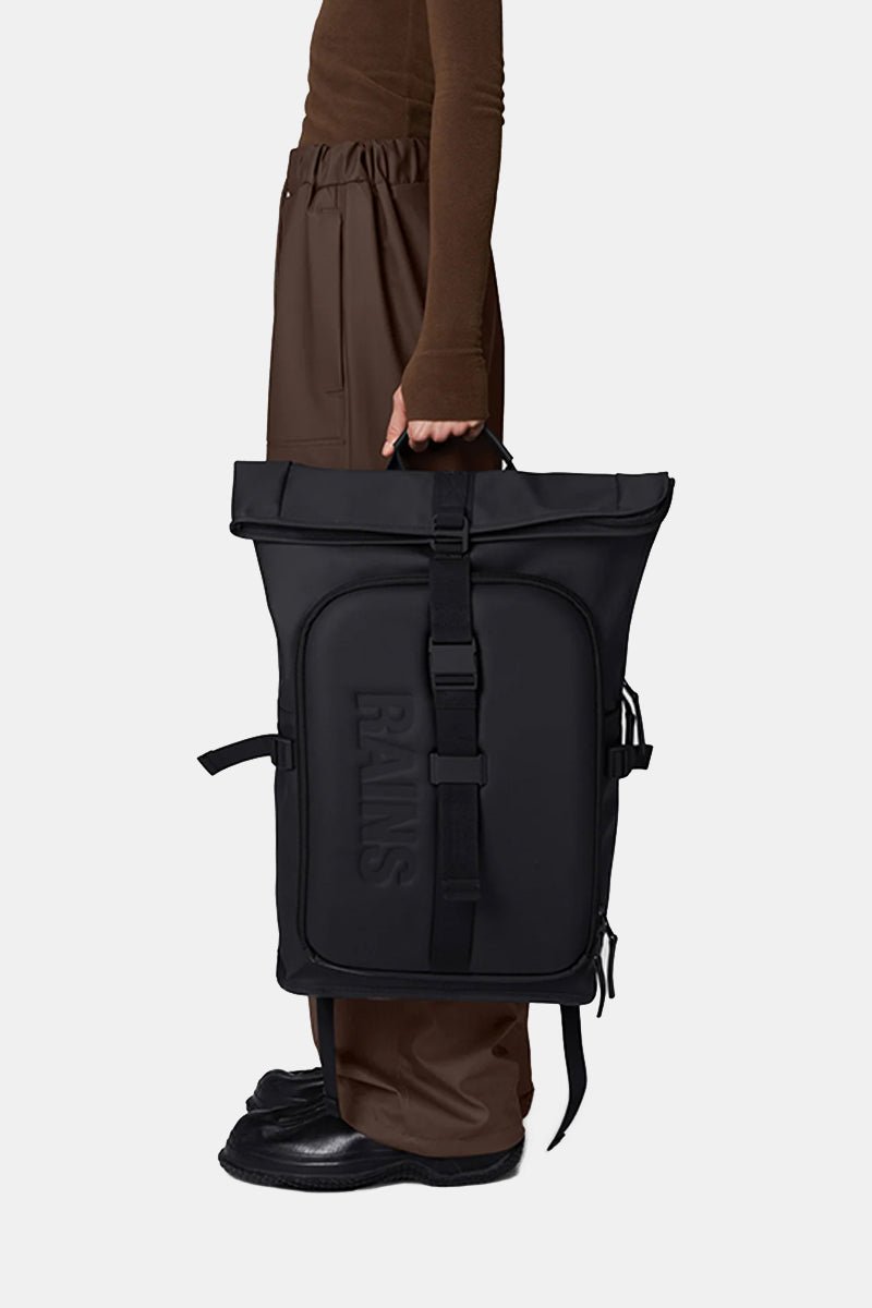 Rains Texel Moulded Backpack W3 (Black) | Bags