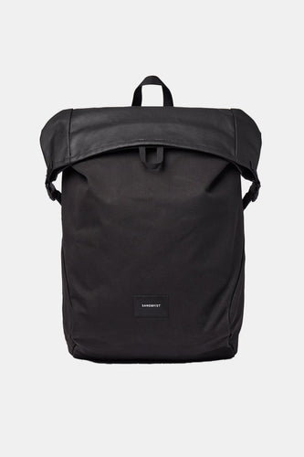 Sandqvist Alfred Backpack (Black/Black Webbing) | Backpacks