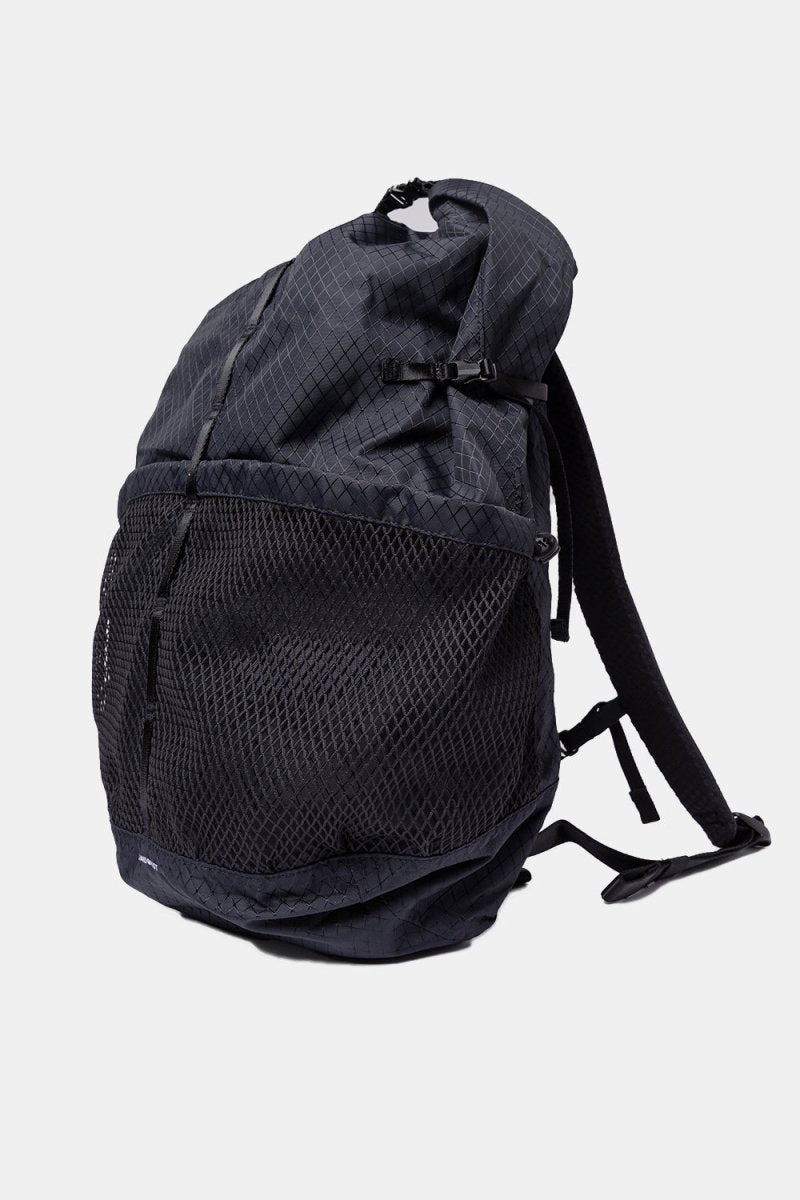 Sandqvist Kevin Rolltop Recycled Nylon Backpack (Black) | Luggage