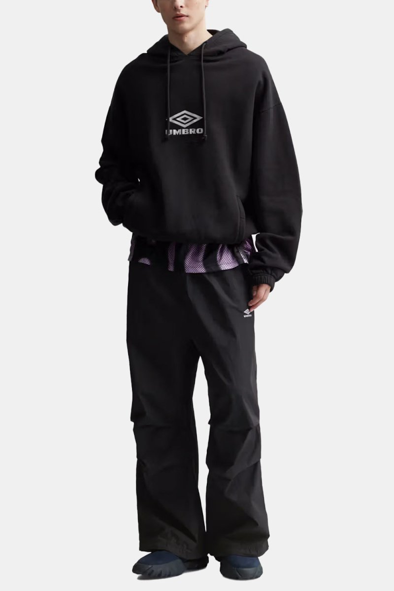 Umbro Logo Masked Hoodie (Black) | Sweaters