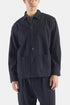 Universal Works Ospina Cotton Travail Overshirt (Dark Navy) | Jackets