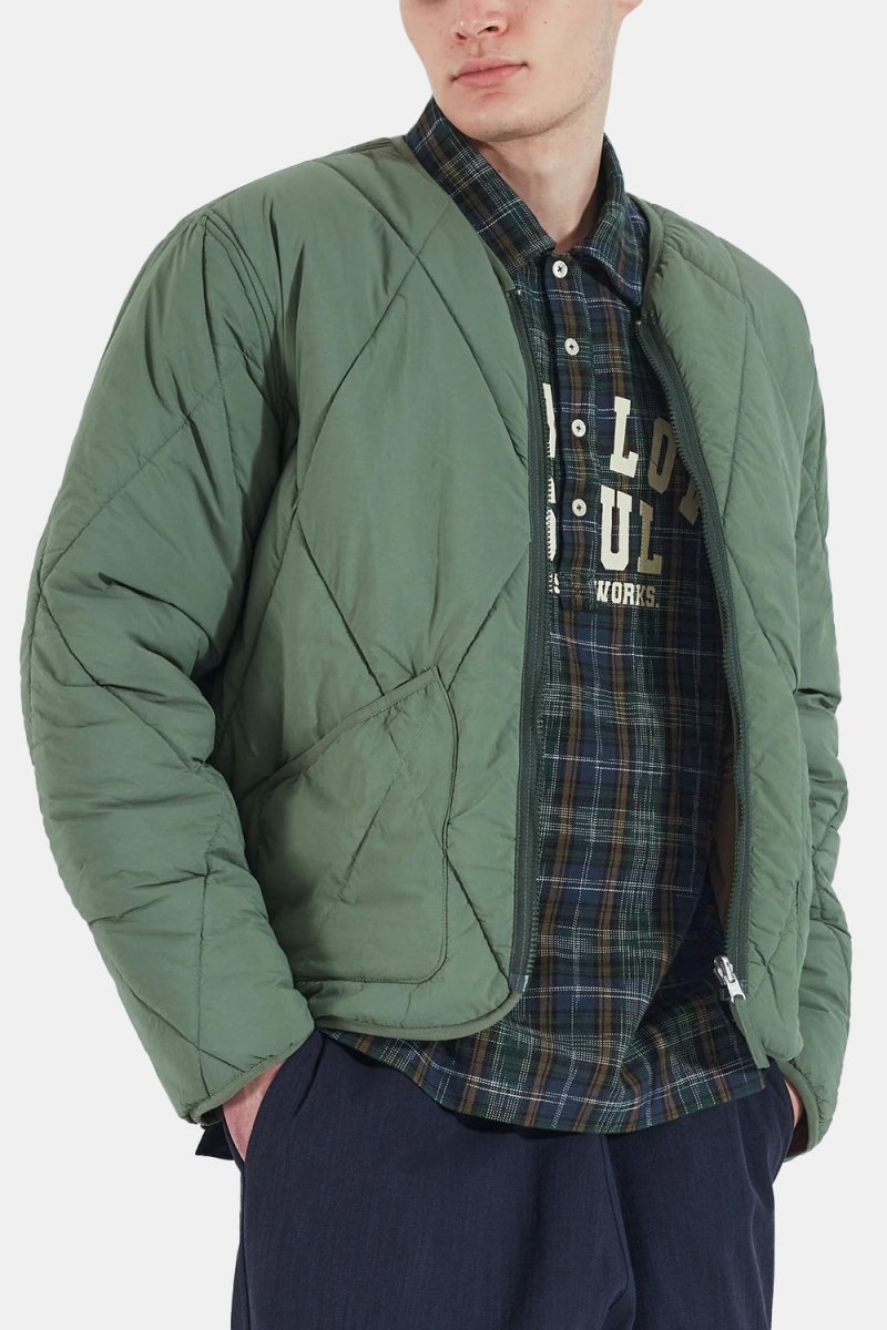 Universal Works Reversible Military Liner Jacket (Olive/Beige) | Jackets