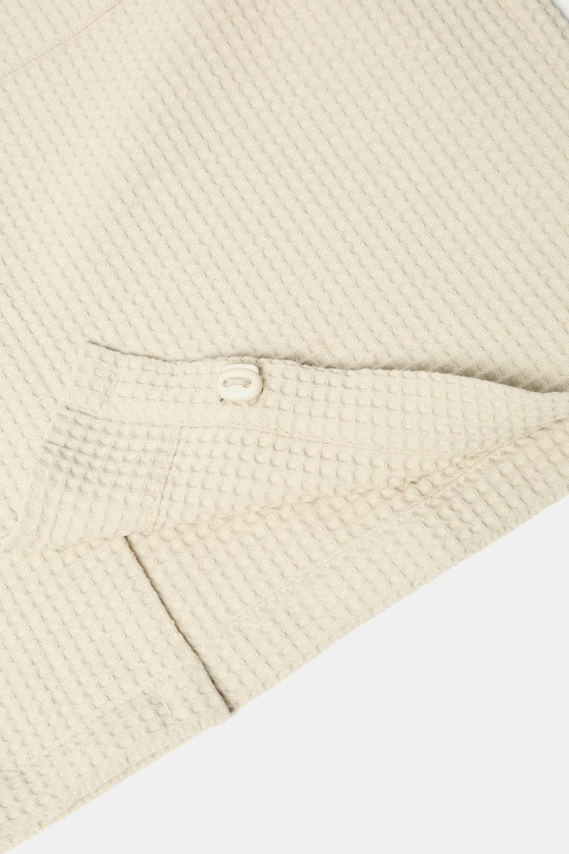 Universal Works Tech Overshirt (Driftwood Pike Waffle) | Shirts