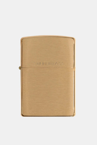 Zippo Classic Lighter (Brushed Brass) | Accessories