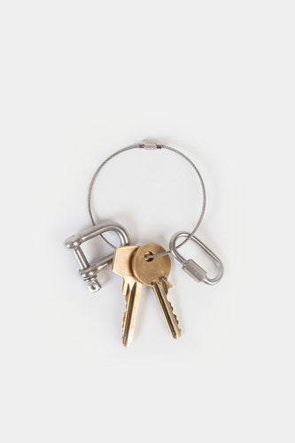 Zippo Keyring Chain (Steal Grey) | Accessories