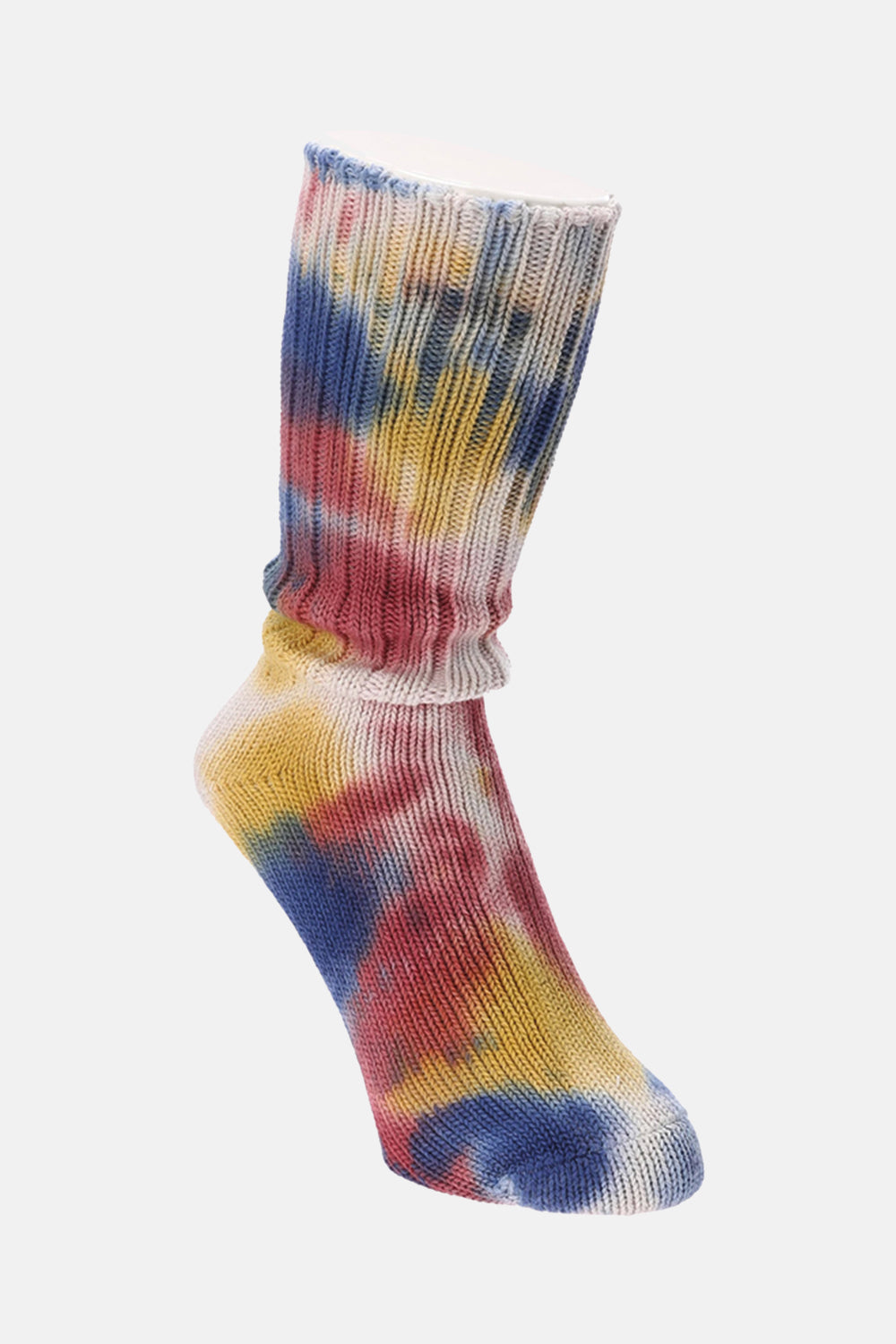 Anonymous Ism Scatter Dye Crew Socks (Red Melange) | Number Six