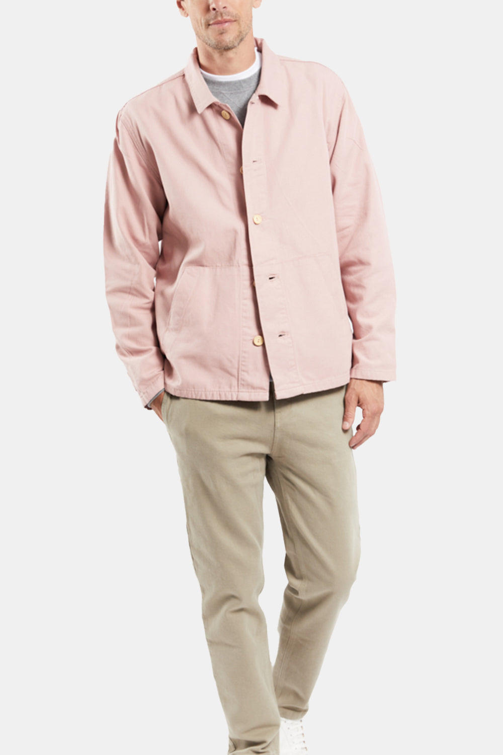 Armor Lux Fisherman&#39;s Jacket Heritage (Antic Pink) | Number Six
