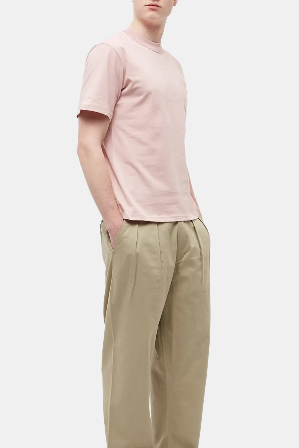 Armor Lux Heritage Pocket T-Shirt (Antic Pink) | Number Six